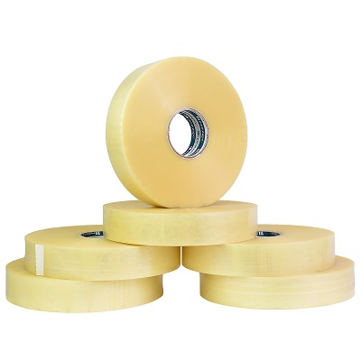 6 x Rolls Of Hot Melt PP Clear Machine Tape 48mm x 990M